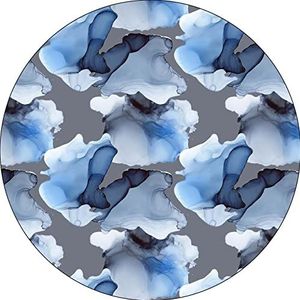 Bonateks, Ronde muismat, digitale print, antislip onderkant, voor kantoor en thuis, diameter 22 cm
