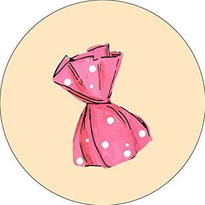 Bonateks, Runden Digital Bedruckt Mauspad, rutschfeste Unterseite, für Büro und Zuhause, Durchmesser: 22 cm