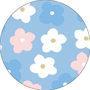 Bonateks, Ronde muismat, digitale print, antislip onderkant, voor kantoor en thuis, diameter 22 cm