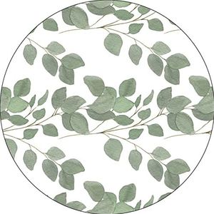 Bonateks, Ronde digitaal bedrukte muismat, antislip onderkant, voor kantoor en thuis, diameter: 22 cm