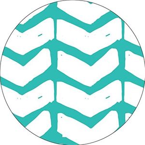 Bonateks, Ronde muismat, digitale print, antislip onderkant, voor kantoor en thuis, diameter 22 cm