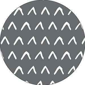 Bonateks, Tapis de souris rond imprimé numérique avec fond antidérapant pour bureau et maison - Diamètre : 22 cm