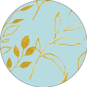 Bonateks, Tapis de souris rond imprimé numérique avec fond antidérapant pour bureau et maison - Diamètre : 22 cm