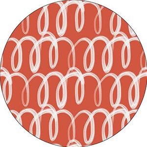 Bonateks, Tapis de souris rond imprimé numérique avec fond antidérapant pour bureau et maison - Diamètre : 22 cm