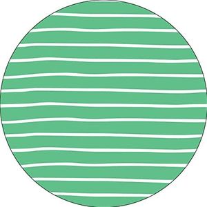 Bonateks, Tapis de souris rond imprimé numérique avec fond antidérapant pour bureau et maison - Diamètre : 22 cm