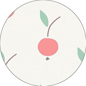 Bonateks, Ronde muismat, digitale print, antislip onderkant, voor kantoor en thuis, diameter 22 cm