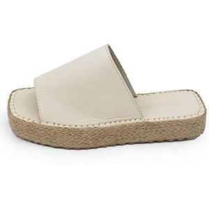 Bonateks FRRBTRLK100213, Wedge sandalen dames, beige, 38 EU, Beige, 38 EU