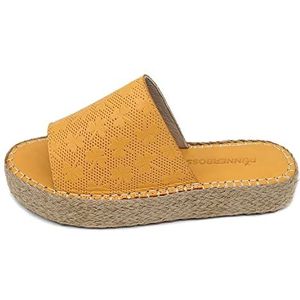 Bonateks FRRBTRLK100077, Wedge sandalen dames, oranje, 37 EU, Oranje, 37 EU