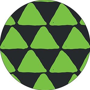 Bonateks, Muismat rond digitaal bedrukt met antislip onderkant voor kantoor en thuis, diameter 22 cm