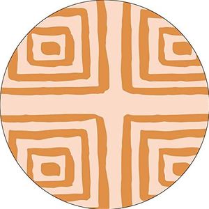 Bonateks, Ronde muismat, digitale print, antislip onderkant, voor kantoor en thuis, diameter 22 cm