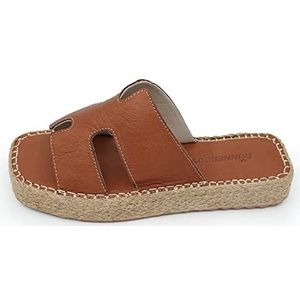 Bonateks FRRBTRLK100186, Wedge sandalen dames, brons, 36 EU, Brons, 36 EU