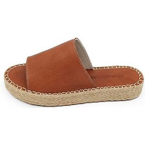 Bonateks DerbTRLKY100339 Wedge Sandaal voor dames, brons, 39 EU, Brons, 39 EU