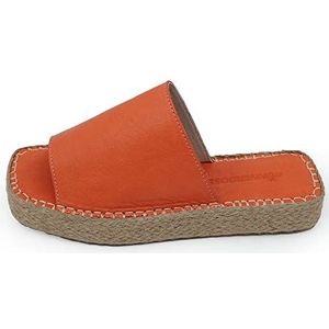 Bonateks Damessandalen FRRBTRLKY100245 sleehak, oranje, 40 EU, Oranje, 40 EU