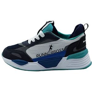 Bonateks DEFRBY100348 Sneakers voor heren, multicolor, 41 EU, Meerkleurig, 41 EU Smal