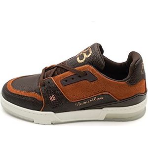 Bonateks DEFRBY100236 Sneakers voor heren, bruin, 44 EU, bruin, 44 EU Smal