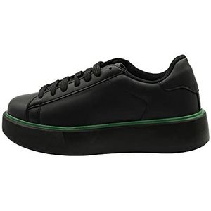 Bonateks DEFRBY100253 Sneakers voor dames, zwart, 37 EU, zwart, 37 EU Smal