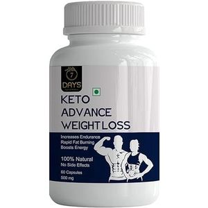 Green Velly 7 Days Keto Advanced Weight Loss | Boost Energy, Fat Burner | Improves Metabolism | Body Detoxification