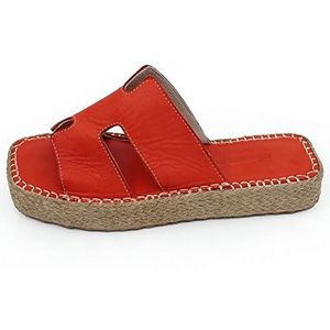 Bonateks Damessandalen FRRBTRLKY100182 sleehak, rood, 37 EU, Rood, 37 EU