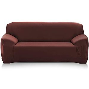 PETCUTE Sofa Cover Hoge Stretch Sofa Protector Elastische L Vorm Sofa Slipcover Hoek Universele Bank Cover Antislip Meubels Protector Bruin 3 zits