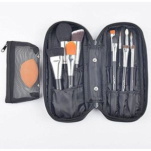 Makkelijk te gebruiken Professionele kwaliteit Cosmetische Beauty Tools Professional 12 stuks make-up Borstels tool set Unique Fuctions Cosmetic Teint Sponge Polyester Zipper Case J1209MYZ-B