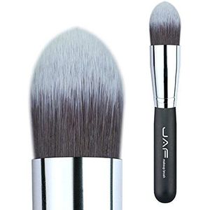 Makkelijk te gebruiken Professionele kwaliteit Cosmetic Beauty Tools Retail 18SSYJ Tapered Kabuki Borstel for gezicht make-up vloeibare room Foundation Soft Synthetic Taklon Hair Make Up Brush