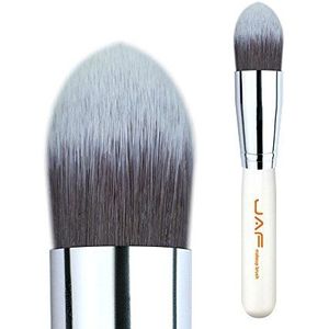 Makkelijk te gebruiken Professionele kwaliteit Cosmetic Beauty Tools Retail 18SSYJ Tapered Kabuki Borstel for gezicht make-up vloeibare room Foundation Soft Synthetic Taklon Hair Make Up Brush