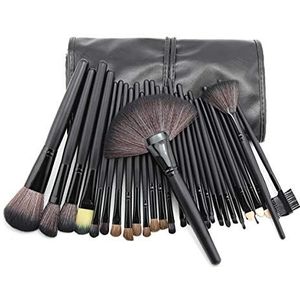 Makkelijk te gebruiken High Grade en Fashion 32 stuks zwarte volledige set van make-up borstel set Makeup Brush Tool Blush Foundation Lip Brush