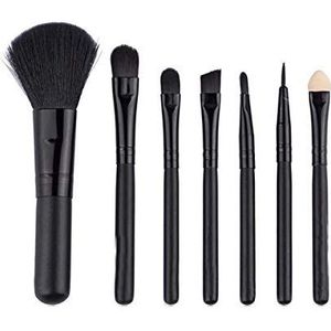 Makkelijk te gebruiken High Grade en Fashion 7 stuks Mini handige make-up kwasten Zwart Full Beauty Tools Travel Party makkelijk mee te nemen