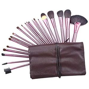 Makkelijk te gebruiken Mooi en Fashion 21 stuks Fiber Eye Shadow Brush Blush Brush volledige set van Beginner Makeup Tools Brush Dierenhaar voelen zacht, sterke affiniteit, sterke greep, zachte kleur,