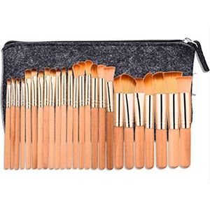 Makkelijk te gebruiken Mooi en Fashion 25 stuks make-up Borstels Portable Eye Set Brush Eyeshadow Brush Concealer Brush Smudge Brush Nose Shadow Brush Nose Beam Hoge Licht Brush