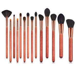 Makkelijk te gebruiken Mooi en Fashion 14 stuks make-up borstel set Beginner Eyeshadow Brush Loose Powder Blush Nose Shadow Brush Flame Brush Shadow Eye Brush Makeup Tools