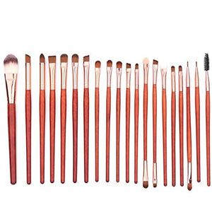 Makkelijk te gebruiken Professionele kwaliteit Cosmetische 20 stuks Mahogany make-up oogschaduw borstel Eye Brush Eye Beauty Kit