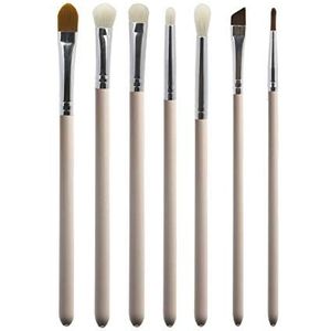 Makkelijk te gebruiken Professionele kwaliteit Cosmetische 7 stuks make-up make-up kwasten wol make-up make-up kwast Oogschaduw Eyeliner Eye Brush