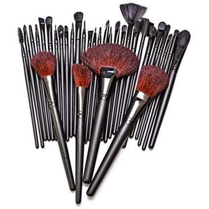 Makkelijk te gebruiken Professionele kwaliteit cosmetische make-up Brush 32 Sets wol make-up kwasten, make-up Makeup Tools zijn geschikt for gezichtscontouren, gemakkelijk aan te brengen, langzame afg
