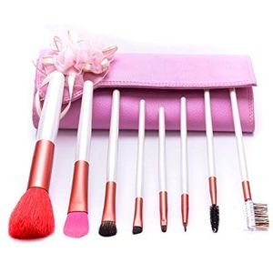 Makkelijk te gebruiken Professionele kwaliteit Cosmetische 8 stuks make-up Penselen Set Makeup Makeup Tools For gezichtscontouren, gemakkelijk te smeren, langzame afgifte, niet gemakkelijk om samen te