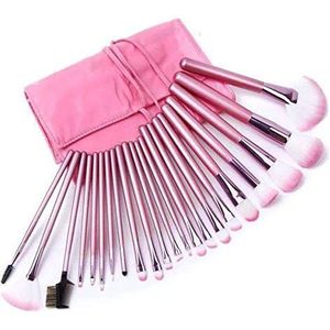 Makkelijk te gebruiken Professionele kwaliteit Cosmetische 22 stuks Roze make-up borstel set High Quality Beauty Tool Set Geschikt for professionele make-up en beginners gemakkelijk toe te passen