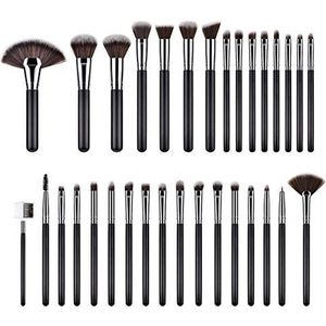 Makkelijk te gebruiken Professionele kwaliteit Cosmetische 32 stuks make-up borstel set Brush Make-up Tool Foundation Brush Eye Shadow Brush lip brush wenkbrauw borstel set Brush Nose Brush