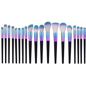 Makkelijk te gebruiken Professionele kwaliteit Cosmetische 19 stuks make-up borstel set Brush Beginner Makeup Tools volledige set van oogschaduw brush wenkbrauw borstel Loose Powder Brush Blush Brush