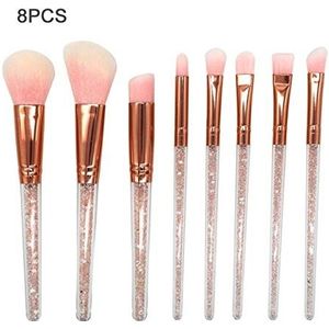 Makkelijk te gebruiken Professionele kwaliteit cosmetische make-up Brush Set Crystal Diamond handvat Foundation oogschaduw borstel Hoge kwaliteit synthetisch haar is zeer zacht en comfortabel.Het maak