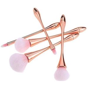Makkelijk te gebruiken Professionele kwaliteit Cosmetische 20 stuks make-up Sets Gold Tube Make-up Brush Set Advanced Synthetic Make Brush.Makeup borstel set Uiterlijk Cosmetica Powder Foundation Oogs