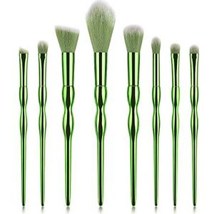 Makkelijk te gebruiken Professionele kwaliteit Cosmetische meervoudige combinatie make-up borstel set Hoist Handle Polijsten, Spots, Concealer - hoge kwaliteit kunststof Compact borstelharen