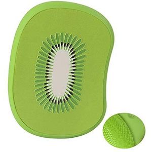 Makkelijk te gebruiken Fashion Mini Compact Fruit Silicone Cleansing Instrument Ultrasonic Pore Cleaner Wassen Instrument Cleansing Brush Beauty Instrument (Color : Green)