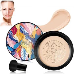 Whalegrass Air Cushion Cc Cream,Mushroom Head Air Cushion Cc Cream,Whale Grass Make Up,Whalegrass Cc Cream,3 In 1 Air Cushion Waterproof Foundation Cc Cream,Whalegrass Concealer (Natural)