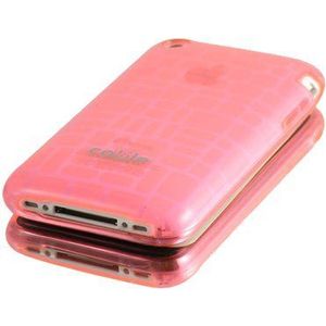 Cable Technology iGlossy Vibes beschermhoes voor iPhone 3G / 3GS, roze
