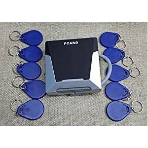 RFID Proximity IC-kaartlezer WG26/WG34 13.56Mhz LED waterdicht 10 sleutelhanger fob