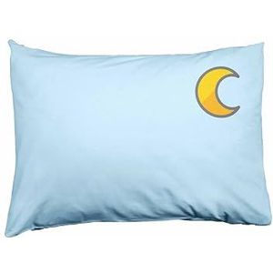 Bona Basics, Housse de coussin décorative, housse de coussin décorative, décoration de maison, pour canapé, café, taille : 50 x 35 cm, couleur : bleu clair