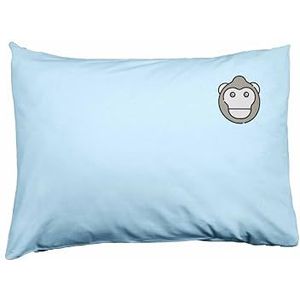 Bona Basics, Decoratieve kussenhoes woondecoratie voor bank, cafetaria, maat: 50x35 cm, kleur: lichtblauw