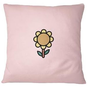 Bona Basics, Decoratieve kussensloop, decoratieve kussensloop, woondecoratie, voor bank, café, grootte: 60 x 60 cm, kleur: lichtroze