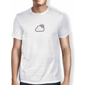 Green Fish T-shirt pour homme, Blanc., M