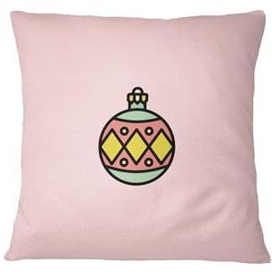 Bona Basics, Decoratieve kussensloop, decoratieve kussensloop, woondecoratie, voor bank, café, grootte: 60 x 60 cm, kleur: lichtroze